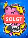 Fargerik pop art ekspresjonisme kunst maleri thumbnail