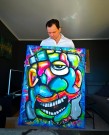 Kunst til salgs - Stort maleri til stue 