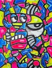 Kunst - Maleri - Kjøp kunst - Kunst til salgs - Kunst nettbutikk - Fargerik kunst - Popkunst - Maleri på lerret - Håndmalte malerier - Kunst maleri - Kule malerier - Moderne malerier - Kjøp malerier - Maleri til salgs - Maleri til stue - Pop art maleri thumbnail