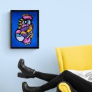 Kubisme kunst maleri: Fargerik kunst av Håkon Morønning (Art By Hakon) thumbnail