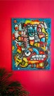 Kunst til stua, med dette originale akrylmaleriet på lerret.  thumbnail