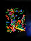 Popkunst - Fargerik kunst - Morsom kunst - Akrylmaleri - Akrylkunst - Mixed media kunst - Veggkunst - Visuell kunst thumbnail