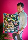 Originalt maleri: Pop surrealisme kunst av norsk kunstner Håkon Morønning (Art By Hakon) thumbnail
