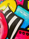 Abstrakt kunst - Fargerikt maleri - Popkunst - Akrylmaleri - Pop Art - Surrealisme - Maleri til stue thumbnail