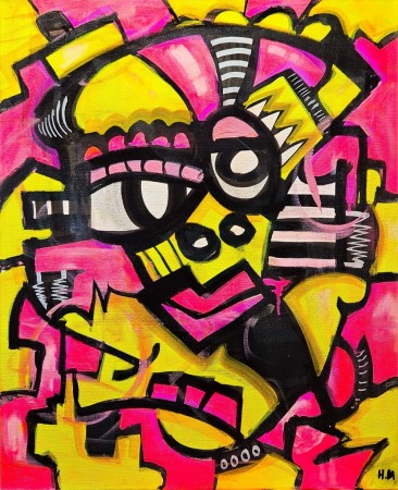 «Vivid Voltage» 50x60 cm (lerret)
