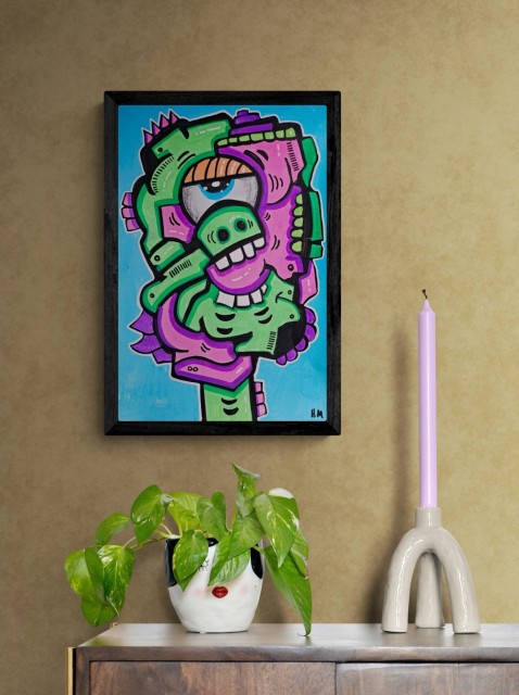 Forslag til presentasjon (ramme medfølger ikke). 