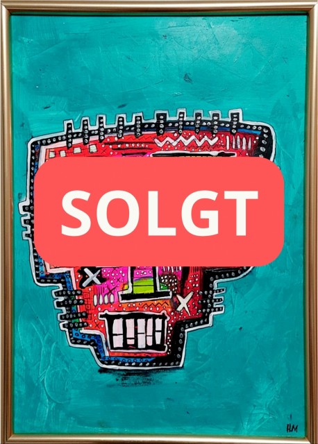 Kult maleri, Akrylkunst, Popkunst, Innrammet kunst, Maleri med ramme, Lite maleri