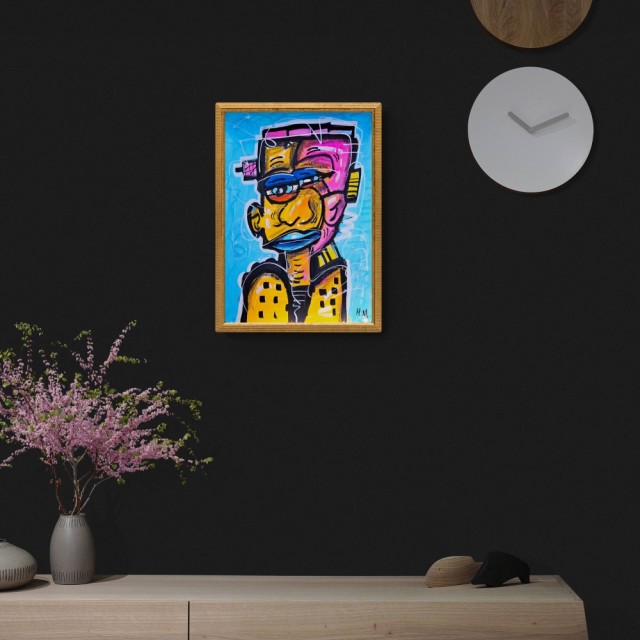 Forslag til presentasjon. NB: Selges uten ramme. 