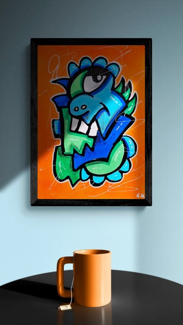 Forslag til presentasjon. (Ramme medfølger ikke)