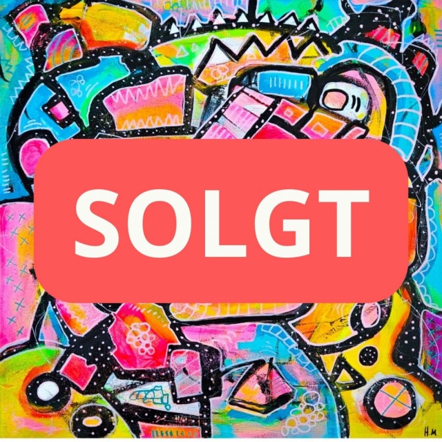 Kunst - Maleri - Kjøp kunst - Kunst til salgs - Kunst nettbutikk - Fargerik kunst - Popkunst - Maleri på lerret - Håndmalte malerier - Kunst maleri - Kule malerier - Moderne malerier - Kjøp malerier - Maleri til salgs - Maleri til stue - Pop art kunst