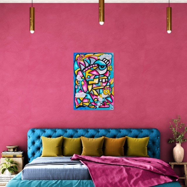Veggmaleri - Norske maleri - Maleri moderne - Vegg maleri - akrylmalerier - akryl malerier - moderne malerier - kunst maler - lerret maleri - kule malerier - visuell kunst - originalt maleri - original kunst - kjøpe kunst 
