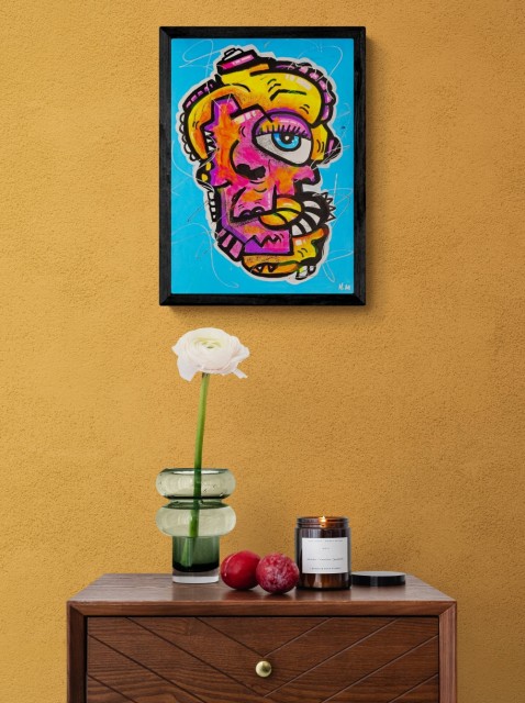 Forslag til presentasjon: Selges uten ramme. 