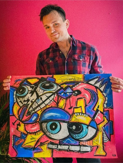 Art By Hakon - Norsk kunstner Håkon Morønning - Fargerik kunst på papir
