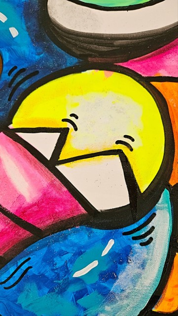 Kunst - Maleri - Kjøp kunst - Kunst til salgs - Kunst nettbutikk - Fargerik kunst - Popkunst - Maleri på lerret - Håndmalte malerier - Kunst maleri - Kule malerier - Moderne malerier - Kjøp malerier - Maleri til salgs - Maleri til stue - Trippy kunst