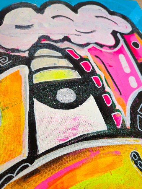 Kunst - Maleri - Kjøp kunst - Kunst til salgs - Kunst nettbutikk - Fargerik kunst - Popkunst - Maleri på lerret - Håndmalte malerier - Kunst maleri - Kule malerier - Moderne malerier - Kjøp malerier - Maleri til salgs - Graffiti Street Art Kunst