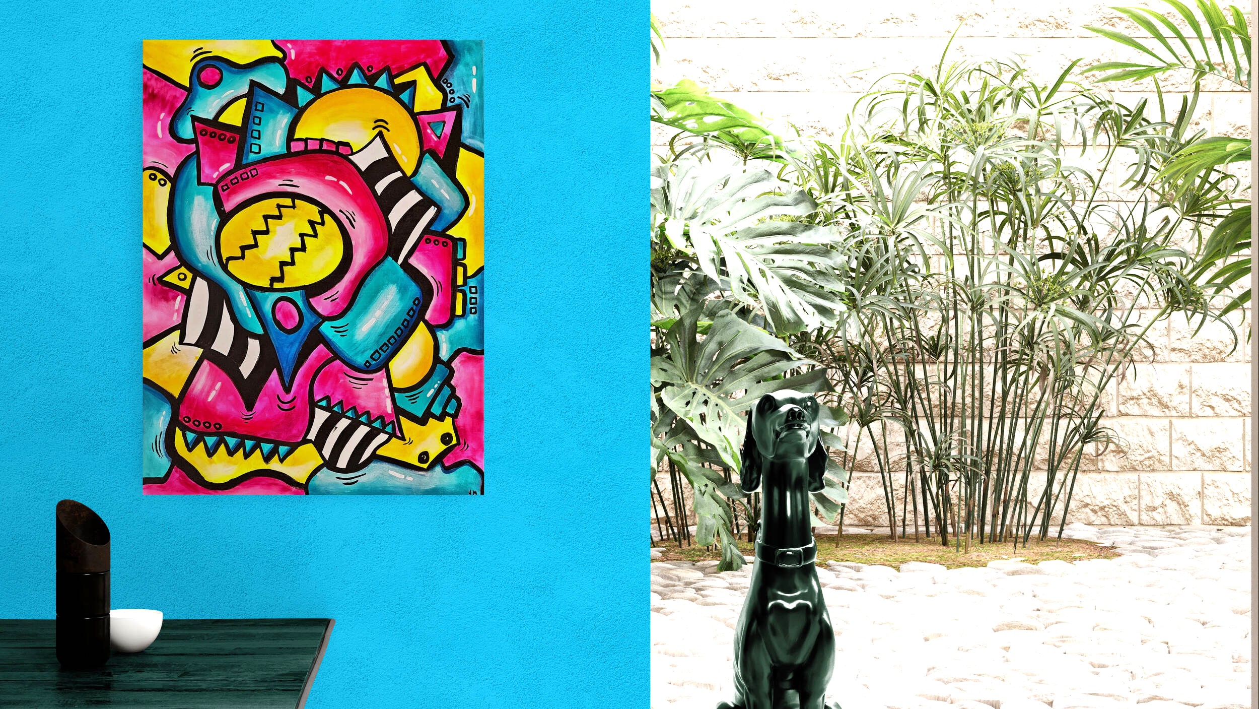 abstrakt-kunst-fargerik-kunst-malerier-akryl