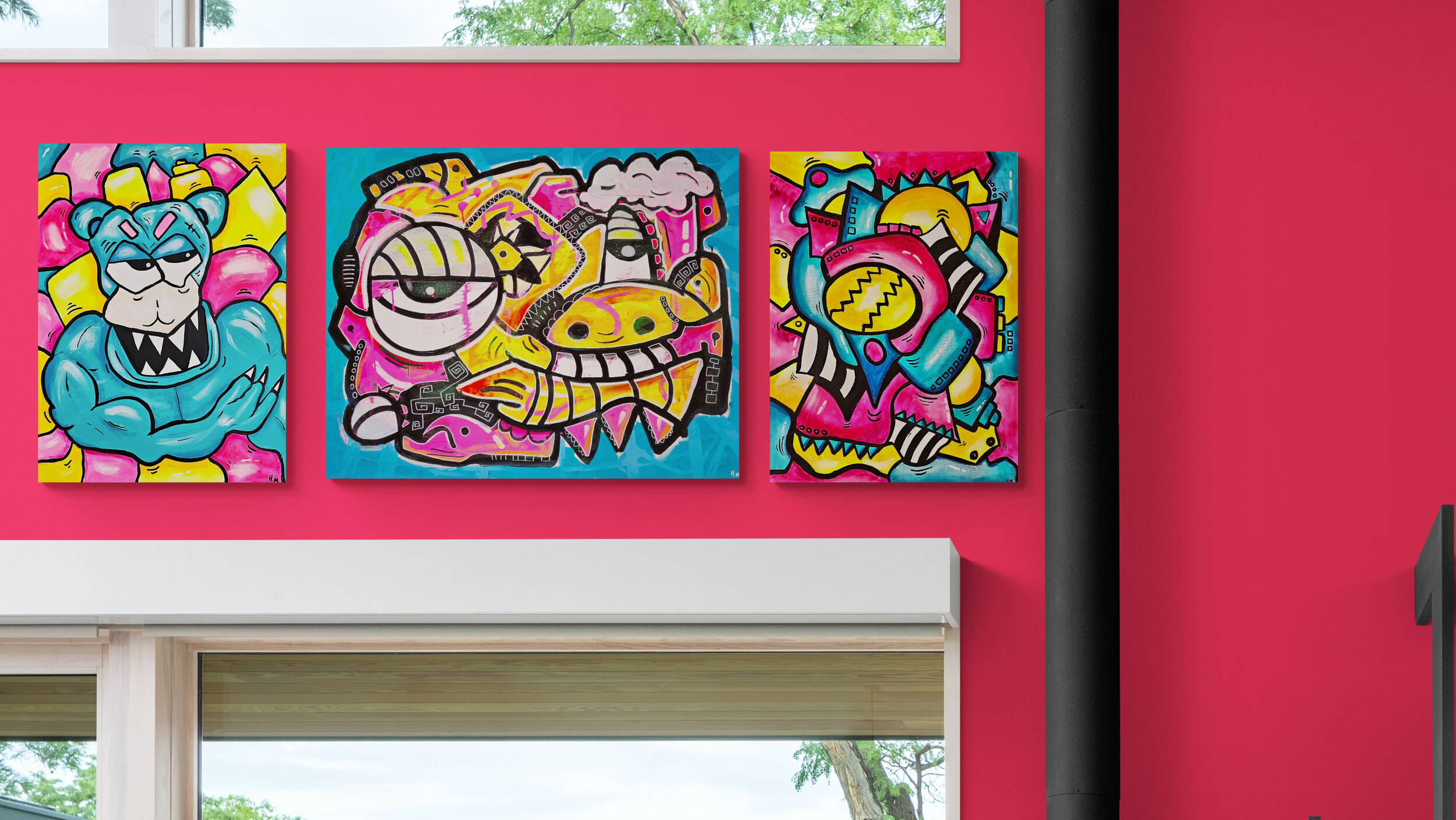 moderne-kunst-malerier