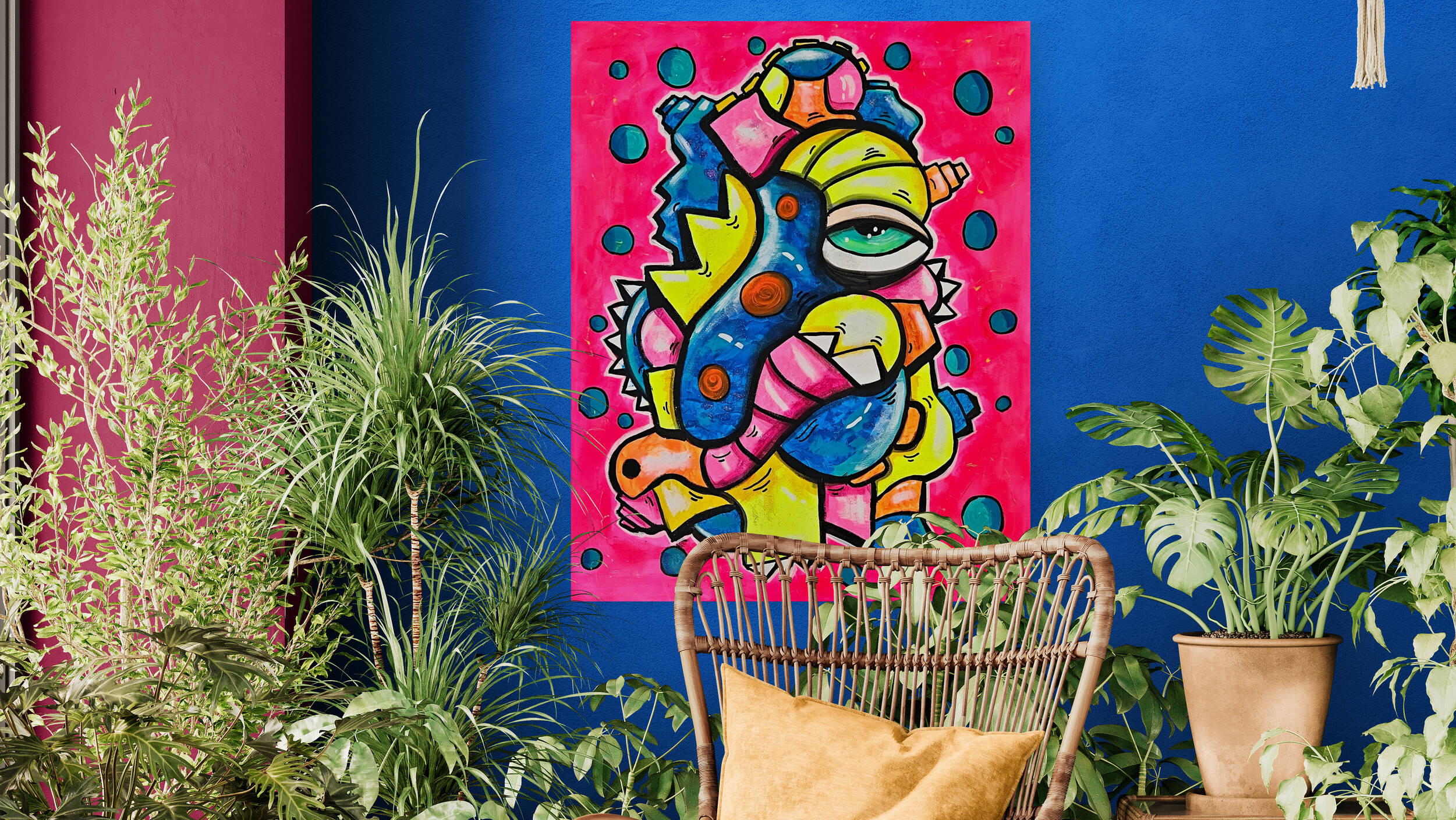 planter-kunst-farger-interior-maleri-fargerik-kunst-visuell