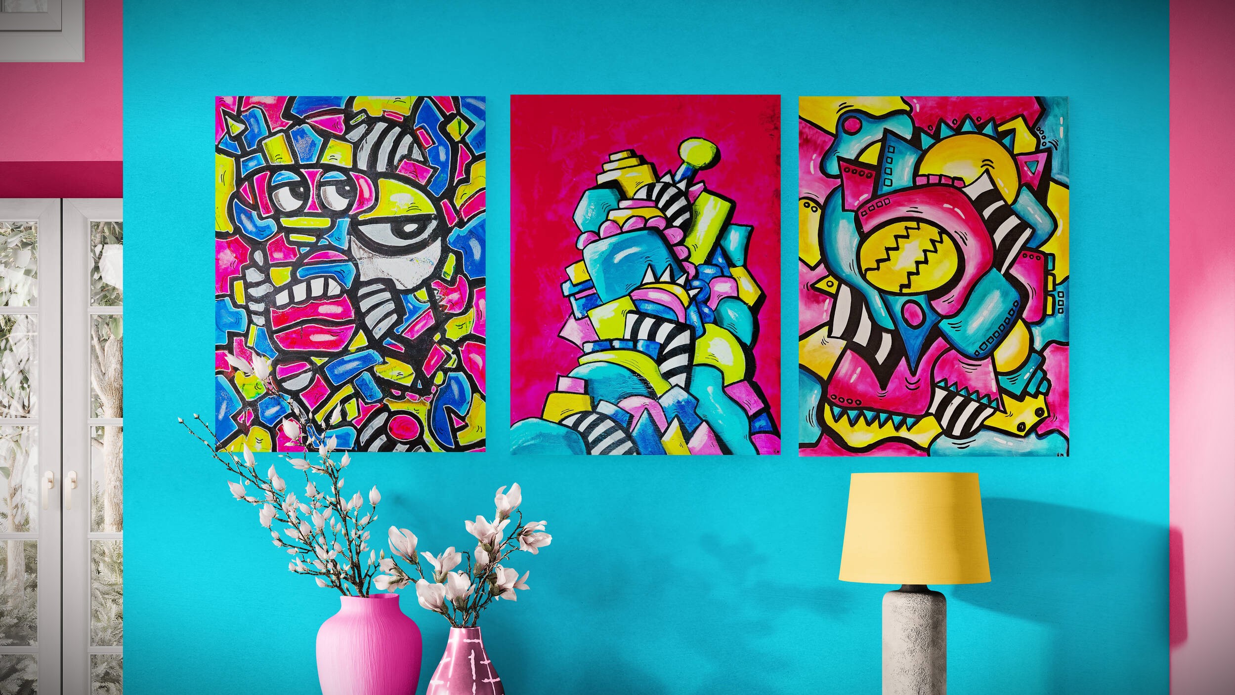 pop-art-malerier-pa-lerret-kunstverk-popkunst